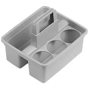 Flaskeholder Plast bakke med holder til 3 flasker