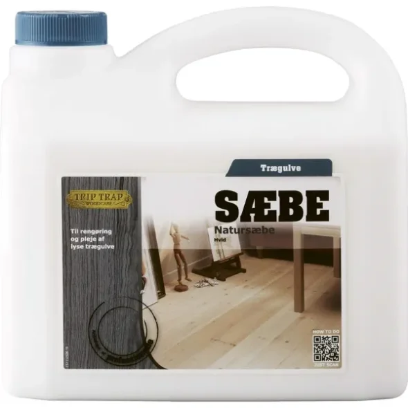 Trip trap Natursbe hvid, 2,5 liter