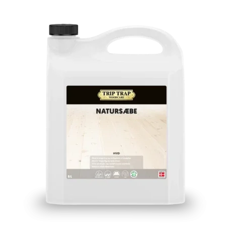 Trip trap Natursbe hvid, 5 liter
