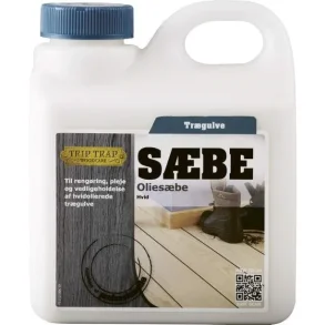 Trip trap Oliesbe hvid, 1 liter