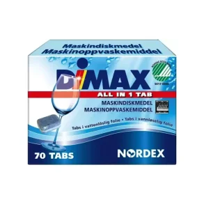 Opvasketabs Dimax Maskindisk Tabs 70 stk/pakke / All-In-One