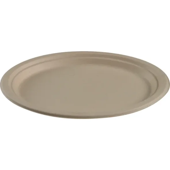 Fibertallerken, Gastro, 19x26cm nature bagasse 50stk