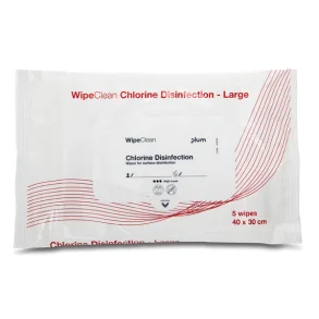 WipeClean Chlorine Disinfection 40x30 cm 5stk/pak