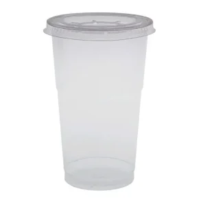 Lg  Gastro-Line, 9,5cm klar PET med kryds 800stk