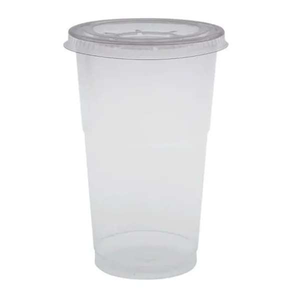 Lg  Gastro-Line, 9,5cm klar PET med kryds 800stk