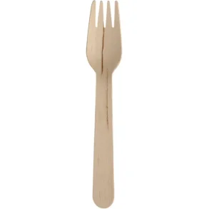 Gaffel,  Gastro-Line, 16,5cm, brun, birketr, 100 stk