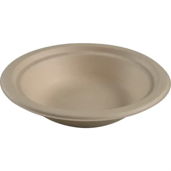 Fiberskl, Gastro, 3,8cm, 18cm, 400 ml, nature, bagasse, dyb 1000stk