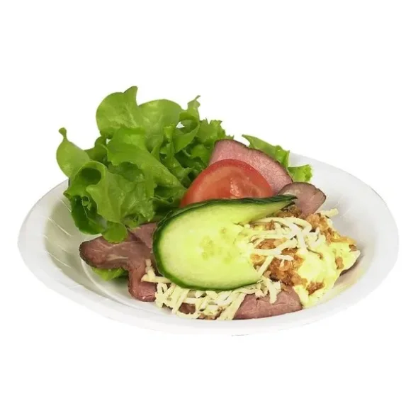 Paptallerken Gastro-Line 18cm hvid, pap, lamineret 50stk