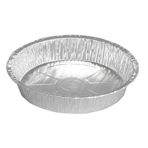 Rund alu-form, 4cm, 21cm, aluminium, 1070 ml, rund 100stk x 8 pakker