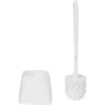Toiletbrste, hvid plast