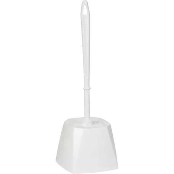 Toiletbrste, hvid plast