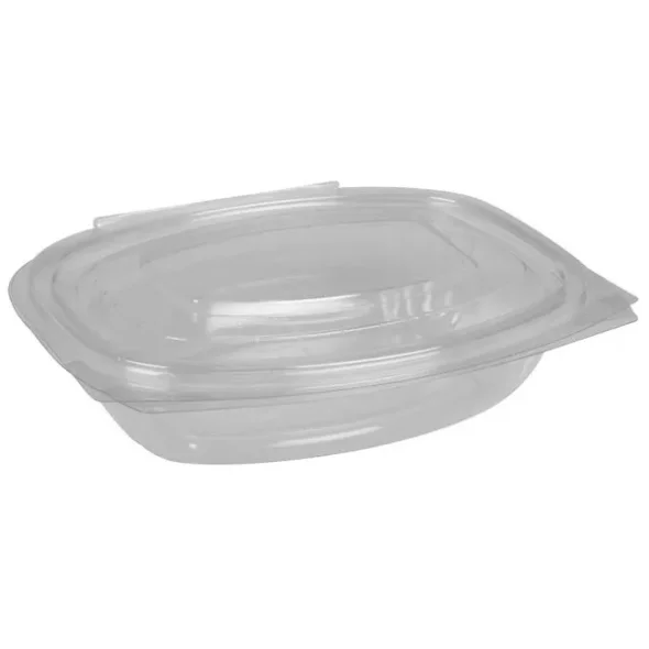 Salatbger, 15,5x13x4cm, 250 ml, 250 ml, klar, APET,  oval 300stk