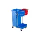 DIT Combi Core Inventar vogn, Klassisk 2x13L spande, 110L affald + bakke