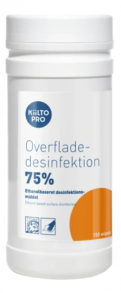 Kiilto Pro Overfladedesinfektion 75% 150ark 