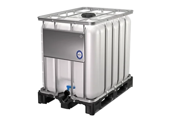 Palletank IBC 600L. ny UNY 150/50mm plastpalle(EUR) 2