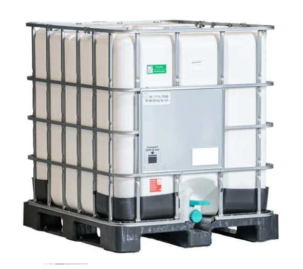 Palletank IBC 1050L. NY 150/50mm PE palle UN FOOD