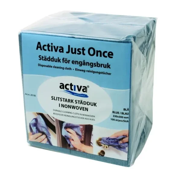 Activca Engangsklud bl, 100 stk 