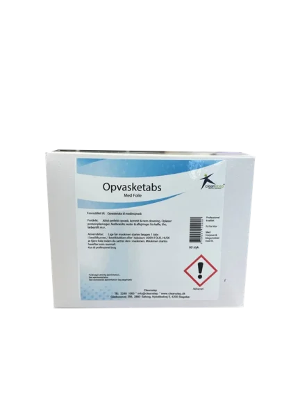 GSR OpvaskeTabs med folie-Pakket 60 tabs/pakke