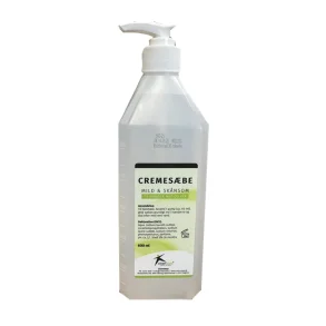Cleanstep Cremesbe Mild & sknsom m/ pumpe 600ml