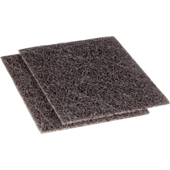 Skurefiber, 3M Scotch-Brite 82, 11x14cm, brun, 10stk/pak