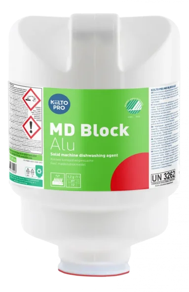 Kiilto Pro MD Block Alu 4,95 kg maskineopvask Svanemrket x 2 stk