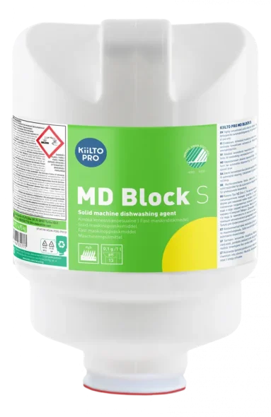 Kiilto Pro MD Block S 4,95 kg maskineopvask x 2 stk Svanemrket