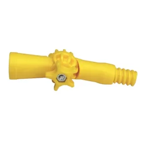 Adapter til skaft-  Tysk til Amerikansk, gul 1 stk/pak