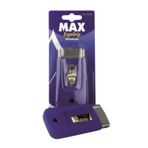 Max ergoGrip clickskraber, gummi, bl