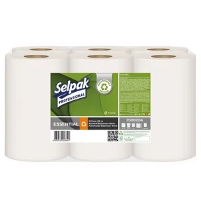 Selpak Pro Auto genbrugs papirrulle 21,5cm 135m 2lags 6stk/krt