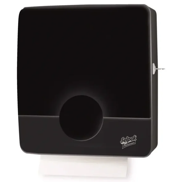 Selpak Pro Touch Z fold hndkldeark dispenser sort