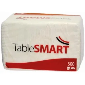 Serviet TableSMART 33x33 cm 1-lag Hvid 3.000 stk 