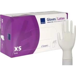 Latexhandsker X-Small uden pudder, 100 stk/pak