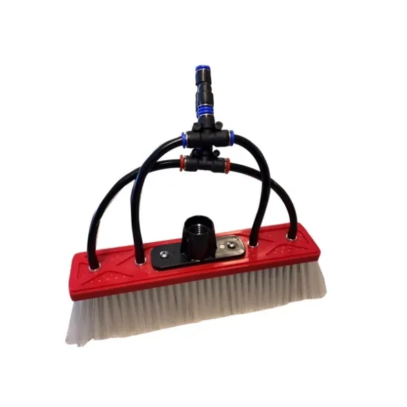 Tucker Premium svinehr Hybrid vandbrste 30cm m/ 2 runddyser