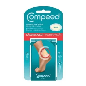 Plaster, Compeed, vabelplaster, 5 stk/pak