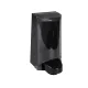 Sterisol Dispenser, med transparent kappe, sort, 700 ml,