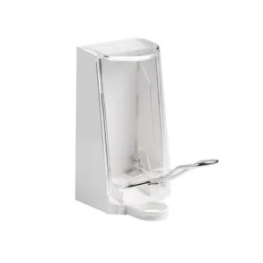 Stldispenser, Sterisol, Til lukket dispenser med klar kappe, rustfri albuebetjening, 700 ml