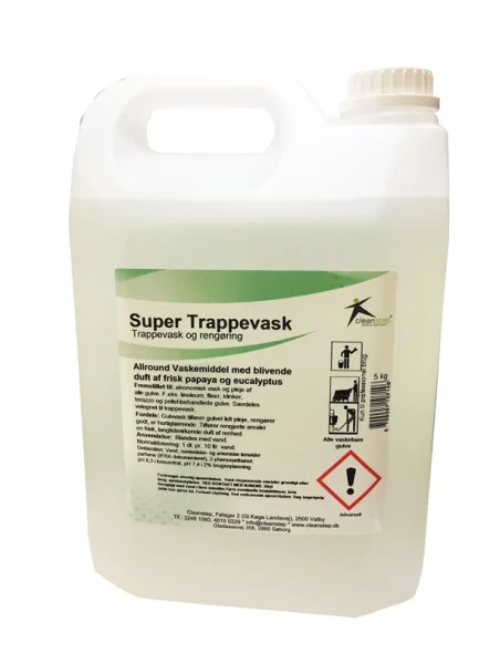 Super Trappevask med Papaya 5 liter  144 stk/palle