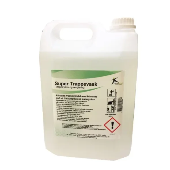 Super Trappevask med Papaya 5 liter med duft