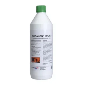 Overfladedesinfektion, Rodalon, 10 % v2, klar, 1000 ml x 12stk/krt