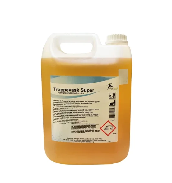 Trappevask Super ORANGE 5 ltr med parfume 144 stk/palle