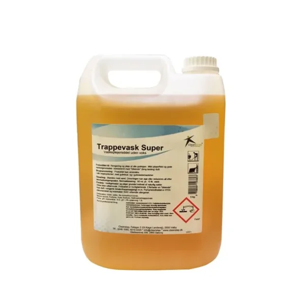 Trappevask Super  ORANGE 5 ltr med parfume