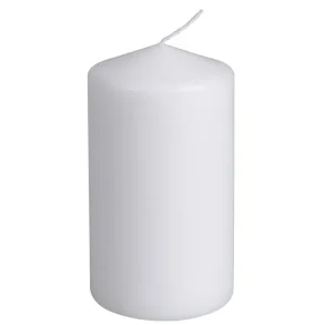 Bloklys, 12cm, 7cm, hvid, 50 timer, 100% paraffin 12 stk/kolli