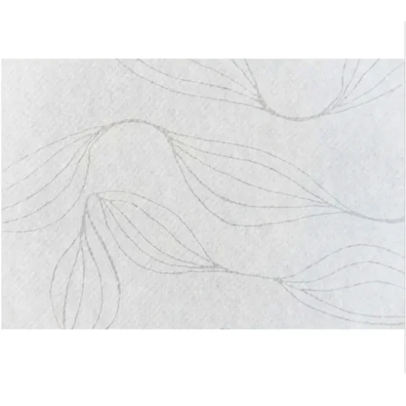 Rulledug, Polysoft, 2500x120cm, hvid, lamineret, 4 stk