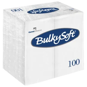 Middagsserviet, Gastro-Line, 2-lags, 1/8 fold, 40x40cm, hvid, 2000 stk