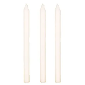 Rustiklys 11 timer, hvid, 29 cm 50 stk