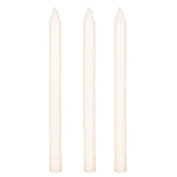 Rustiklys 11 timer, hvid, 29 cm 50 stk