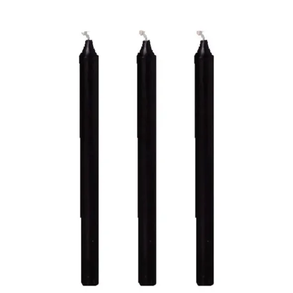 Rustiklys 11 timer, sort, 29 cm 50 stk