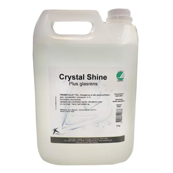 Crystal Shine 5 liter svanemrket glasrens