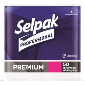 Selpak Pro Mini serviet hvid 2 lags 24x24cm 1200stk/kolli