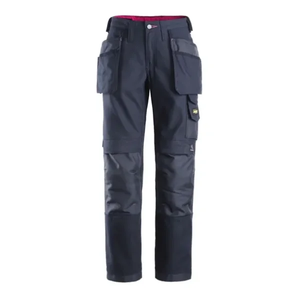 Dame buks med hylsterlommer Sort Canvas+